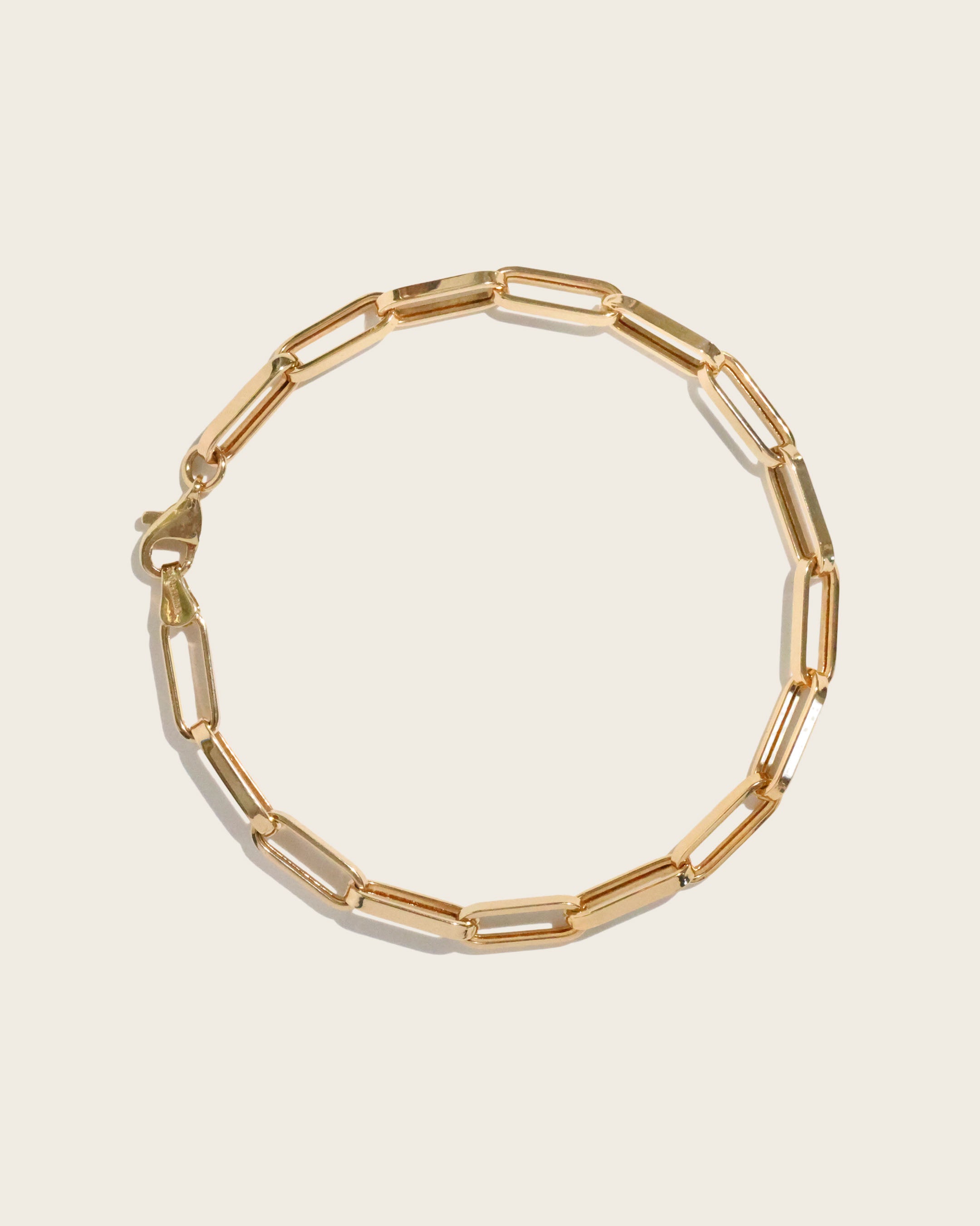 Linked-Up Bold Paperclip Bracelet