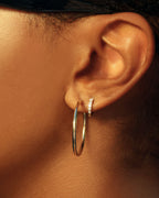 Lab Diamond Huggie Hoop Earrings