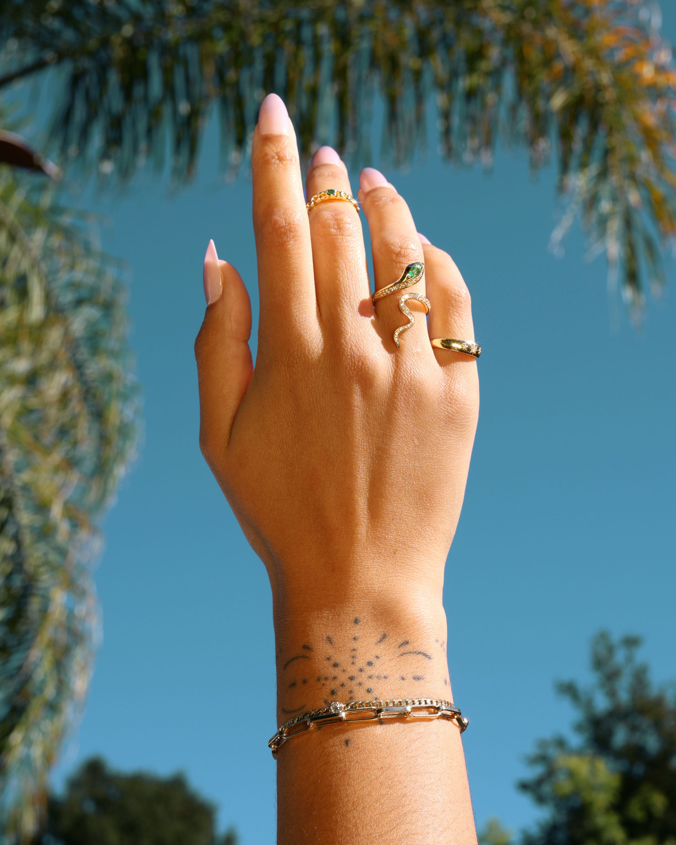 Diamond Star Dome Ring