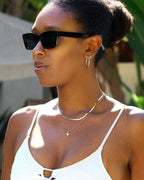 Lab Diamond Huggie Hoop Earrings