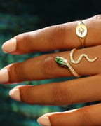 North Star Diamond Signet Ring